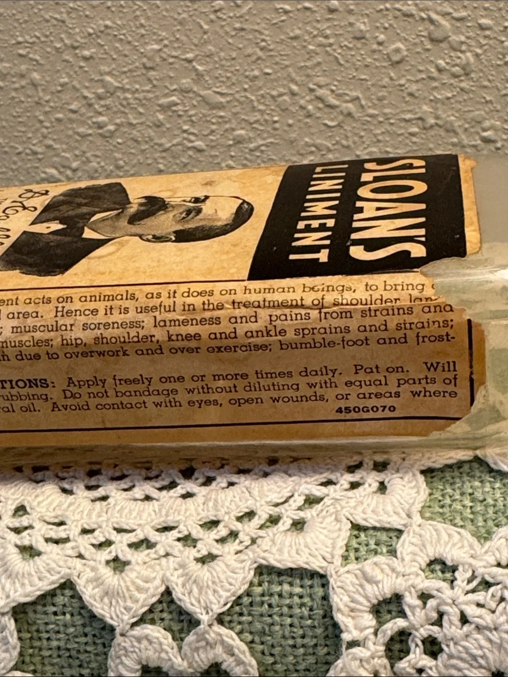 Sloan’s Liniment Bottle